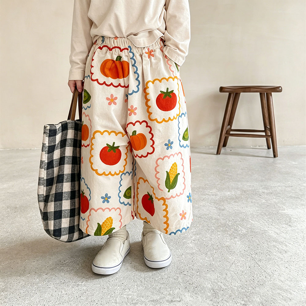 Baby & Kids Tomato Corn Pumpkin Print Pants