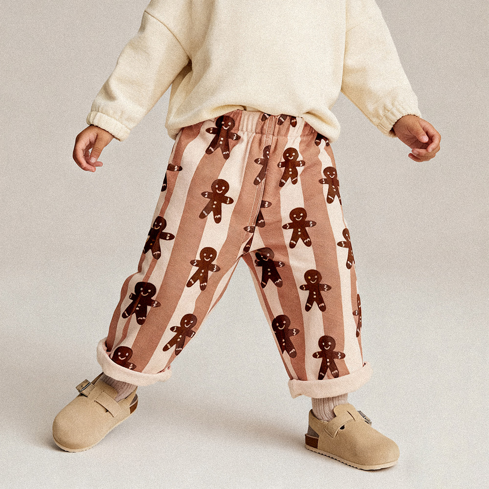 Baby & Kids Gingerbread Stripe Pants