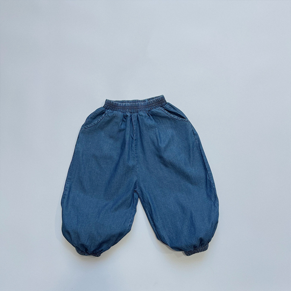 Toddler Kids Stripe Denim Pants