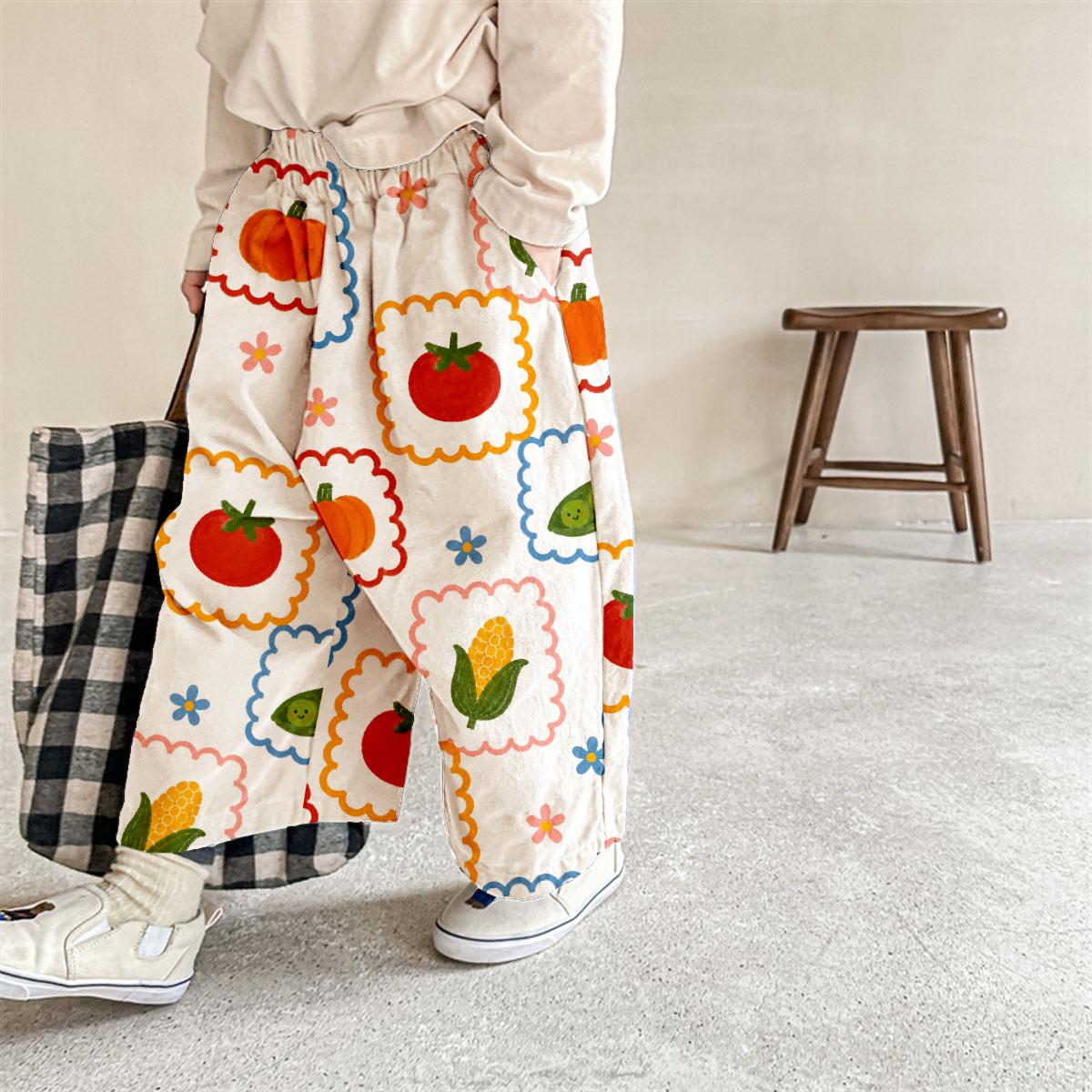 Baby & Kids Tomato Corn Pumpkin Print Pants