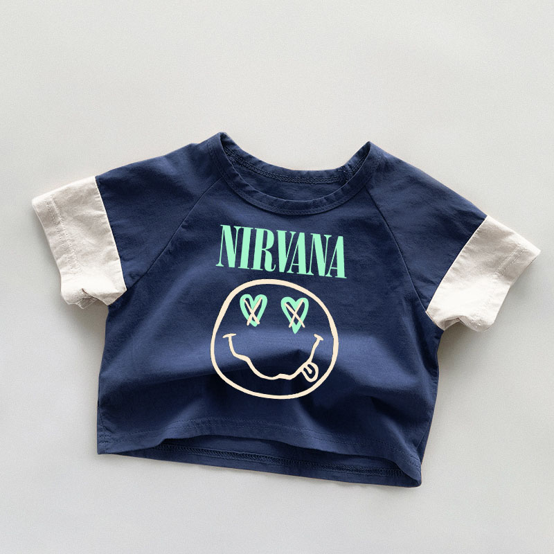 NIRVANA Baby & Kids Solid Color Casual T-Shirt