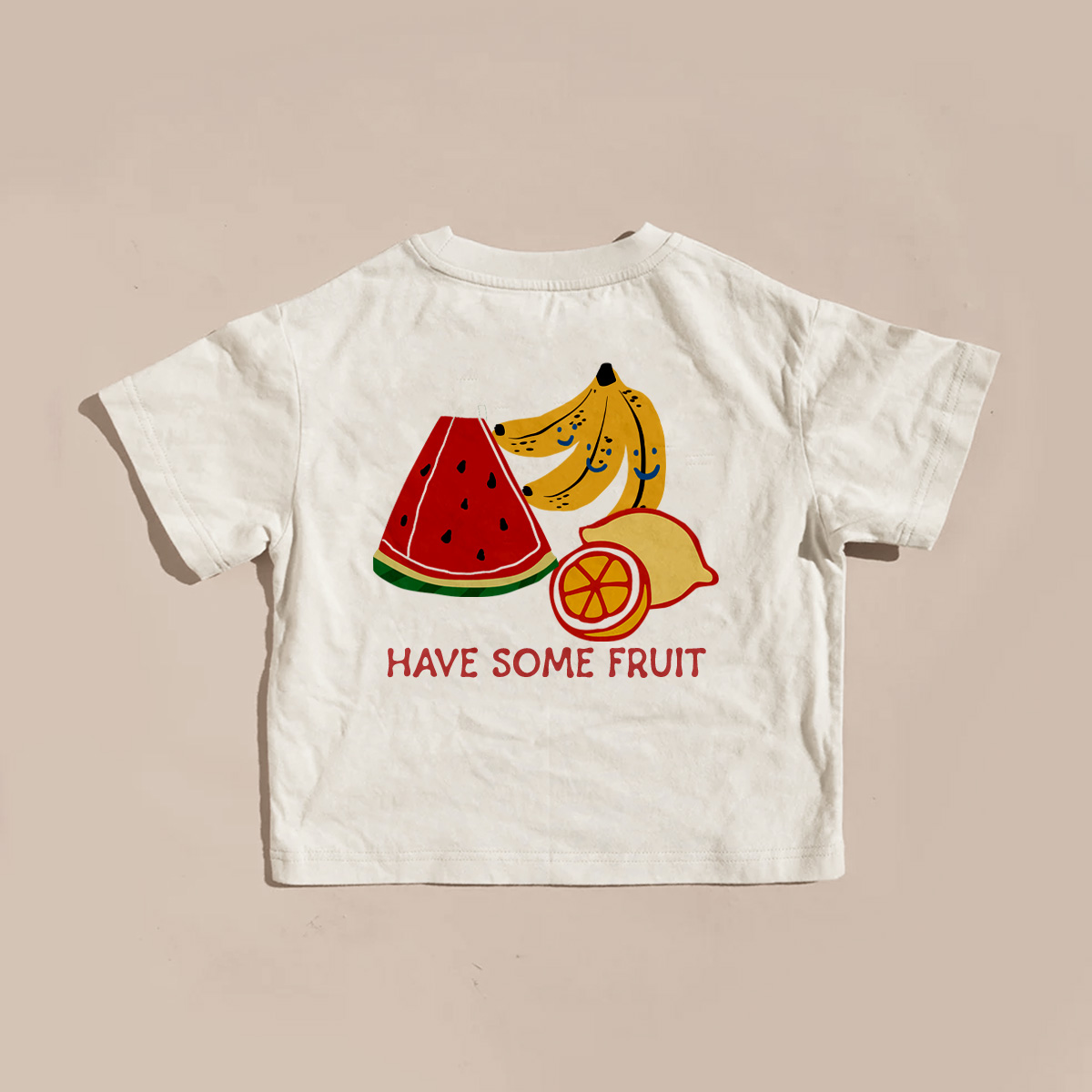 MOM I'M HUNGRY Baby Toddler Fruit White T-Shirt