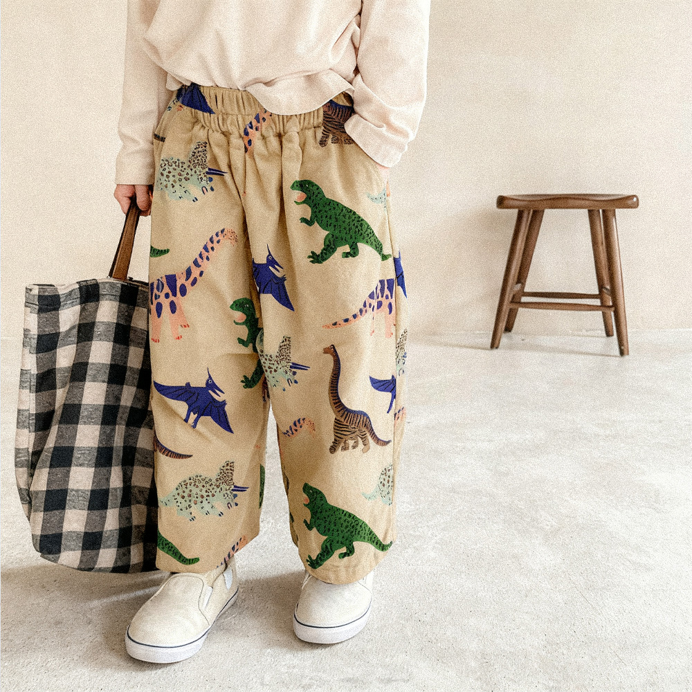 Baby & Kids Dinosaur Print Casual Pants