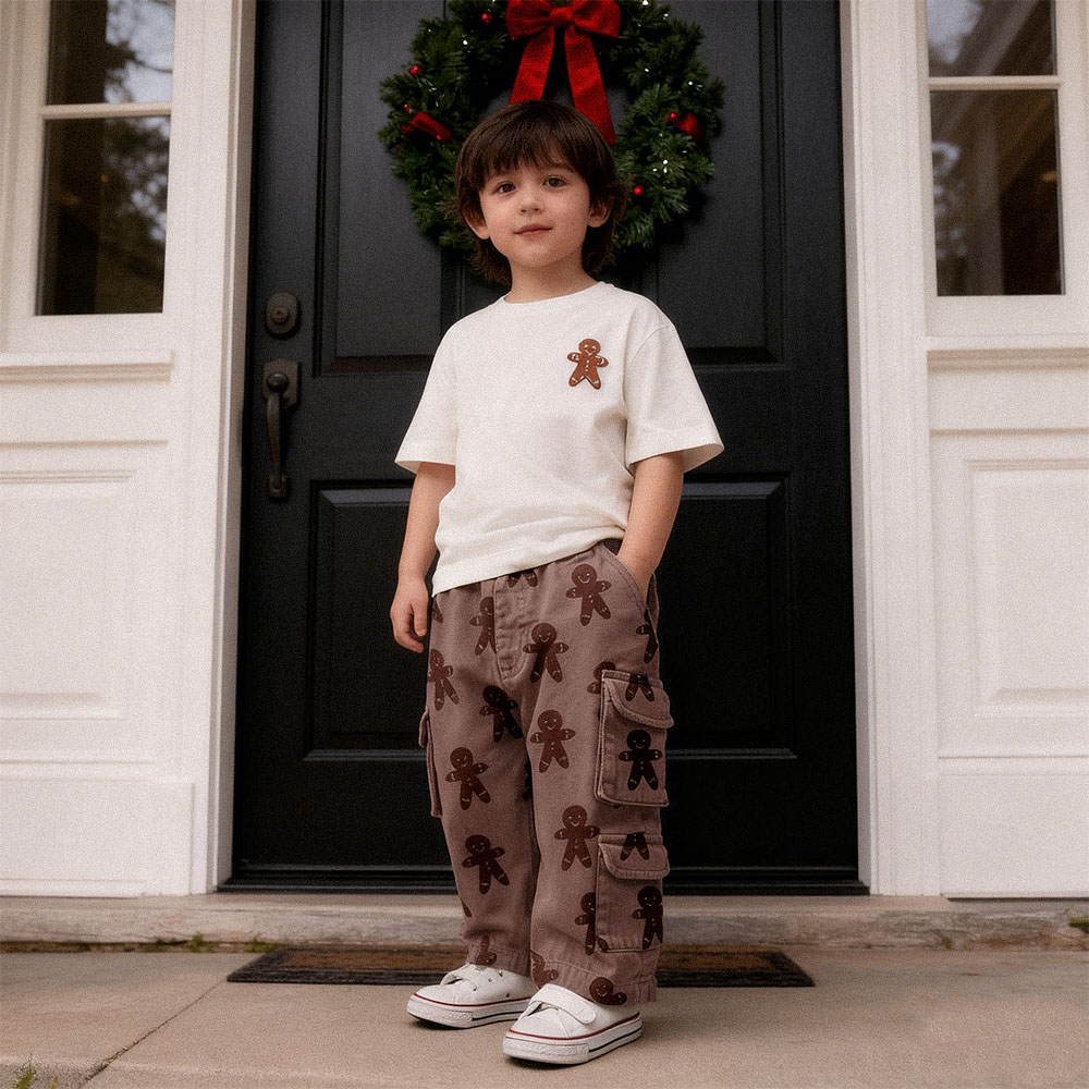 Baby & Kids Gingerbread Multiple Pockets Pants
