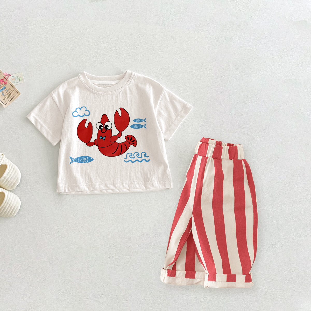 Baby Toddler Alphabet 2-Piece Sweatshirt Set