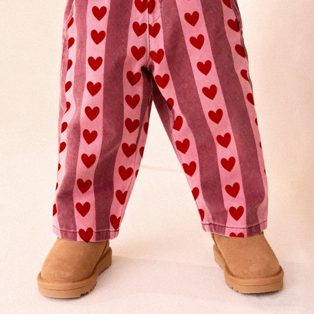 Baby & Kids Heart Stripe Pants