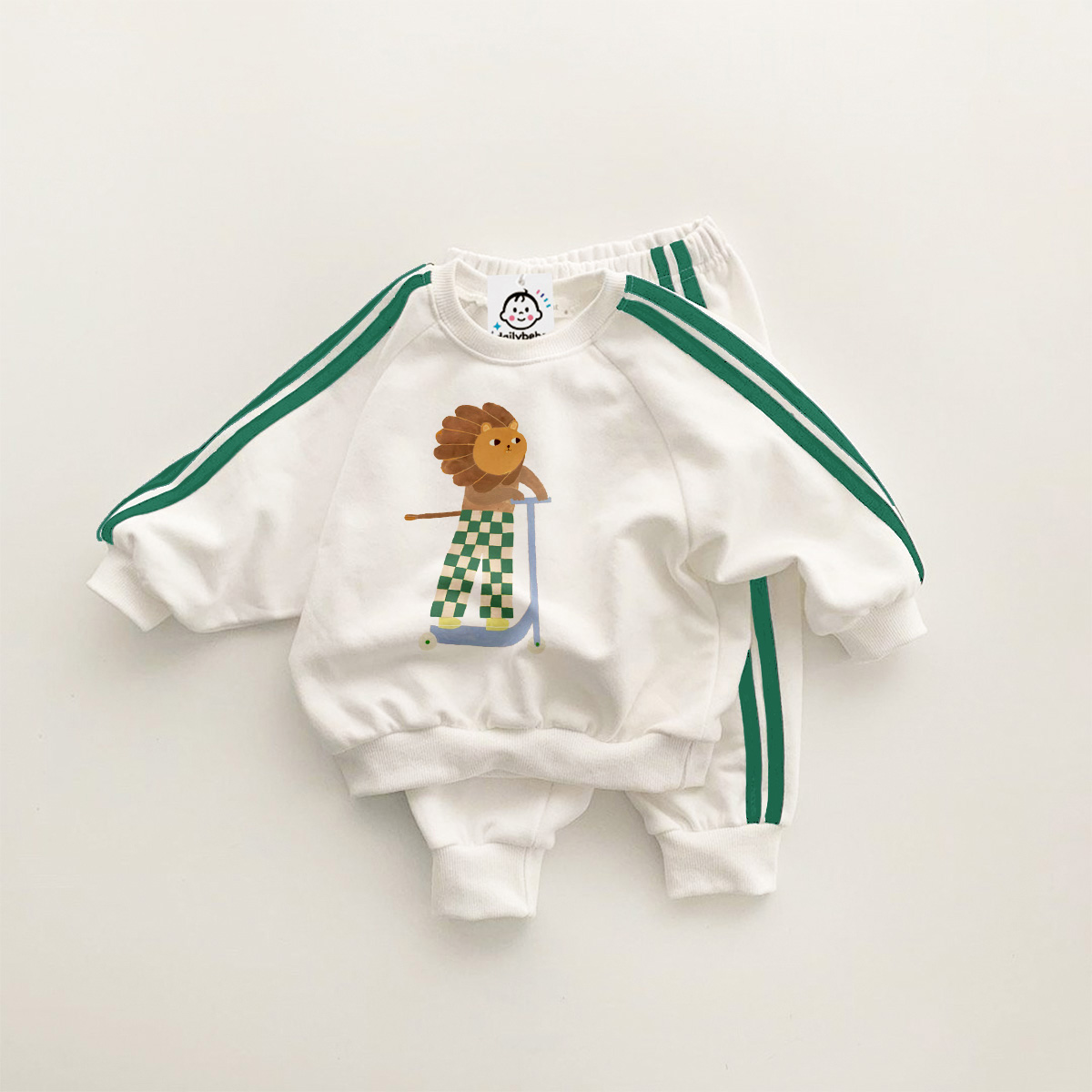  Baby Lion Scooter Sweatshirt Sets