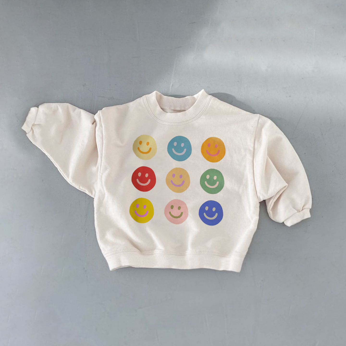 Baby & Kids Colorful Smiley Sweatshirt