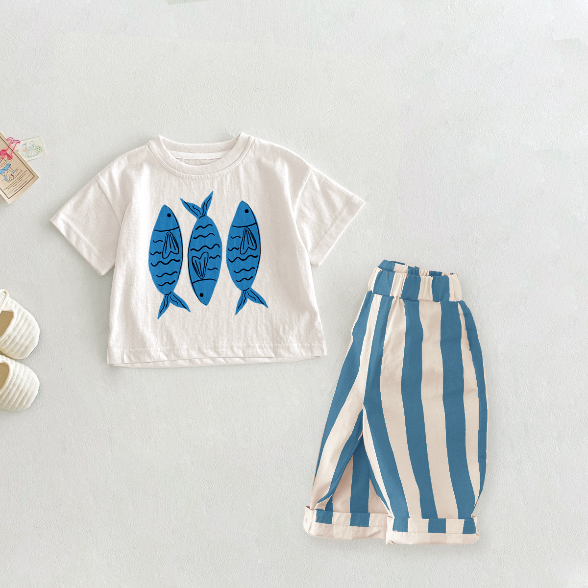 Baby Toddler Alphabet 2-Piece Sweatshirt Set