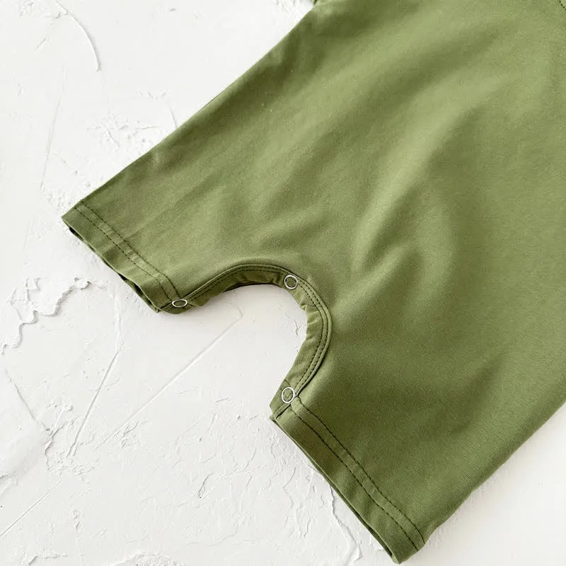 Baby Solid Color Causal Romper