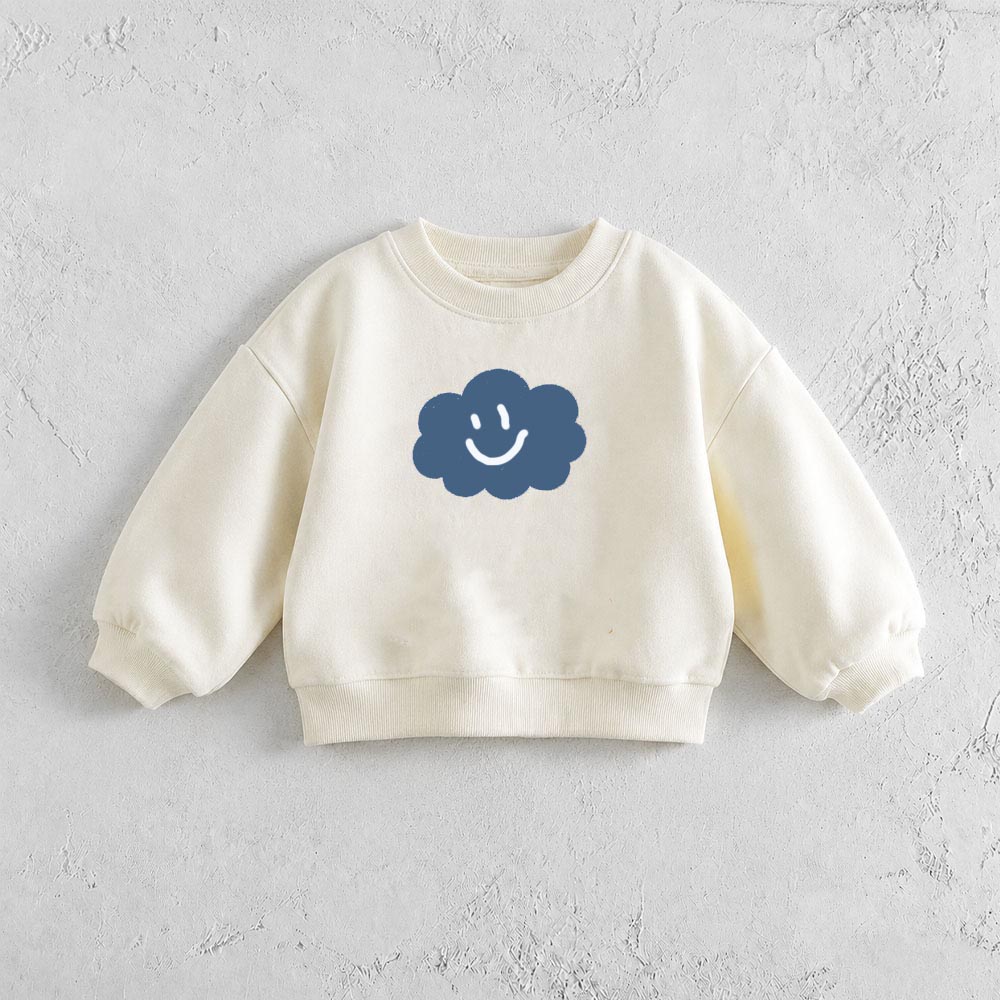 Baby & Toddler Cloud Smile Pattern Sweatshirt