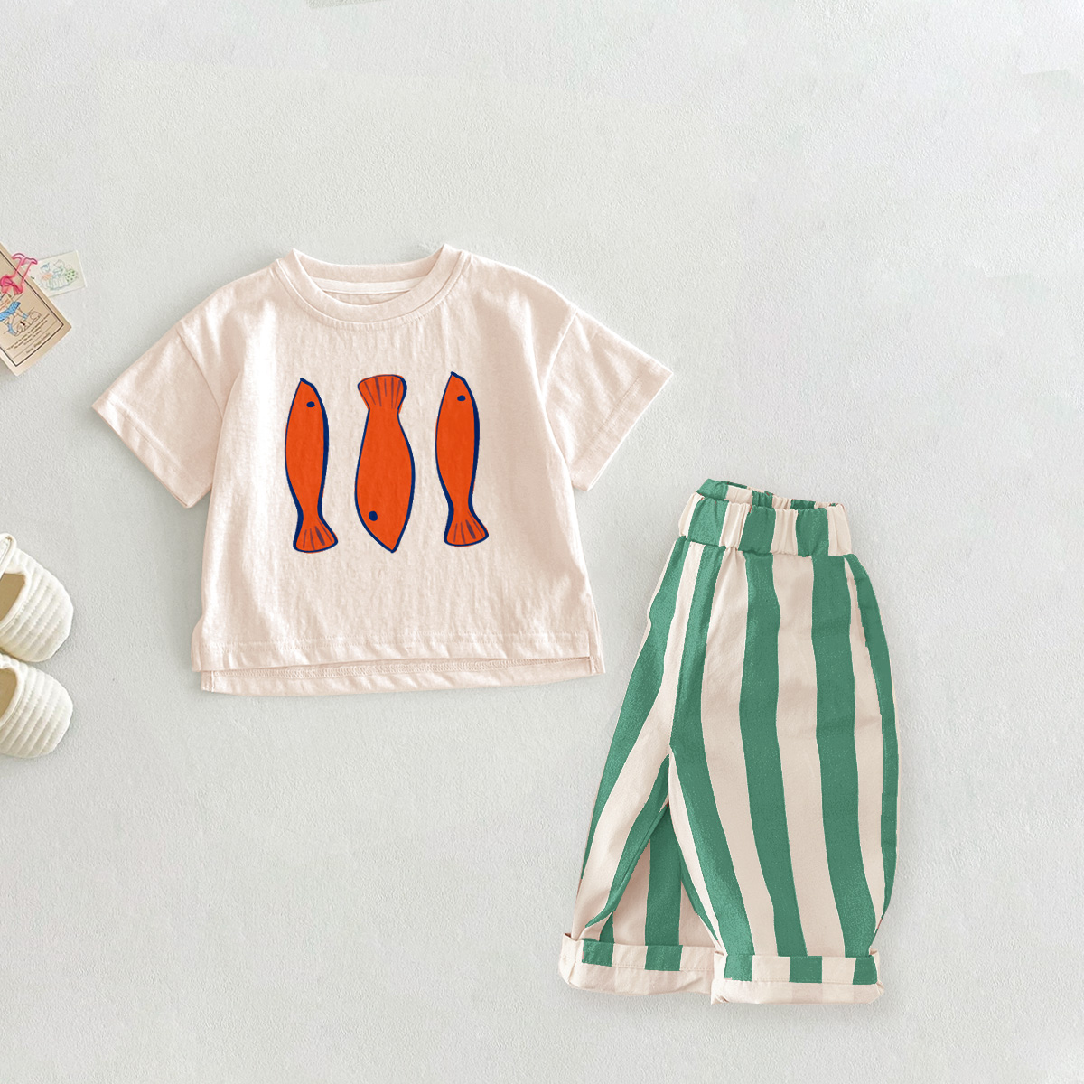 Baby Toddler Alphabet 2-Piece Sweatshirt Set