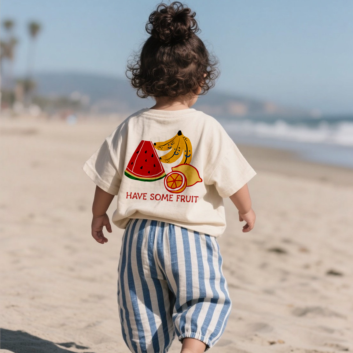 MOM I'M HUNGRY Baby Toddler Fruit White T-Shirt
