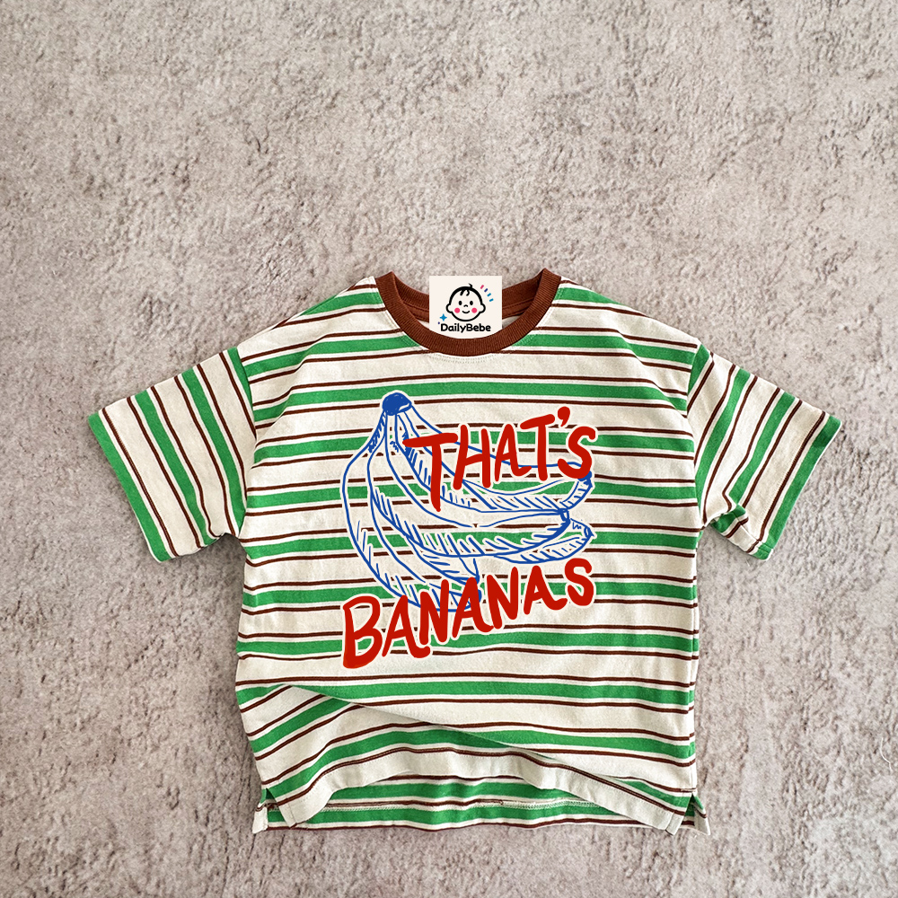 THAT'S BANANAS Baby & Kids Print Stripe T-Shirt (6M-12Y)