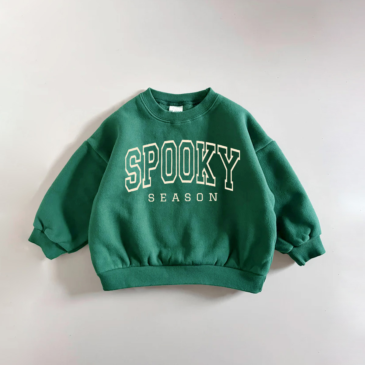 SPOOKY SEASON Baby Toddler Green Sweatshirt