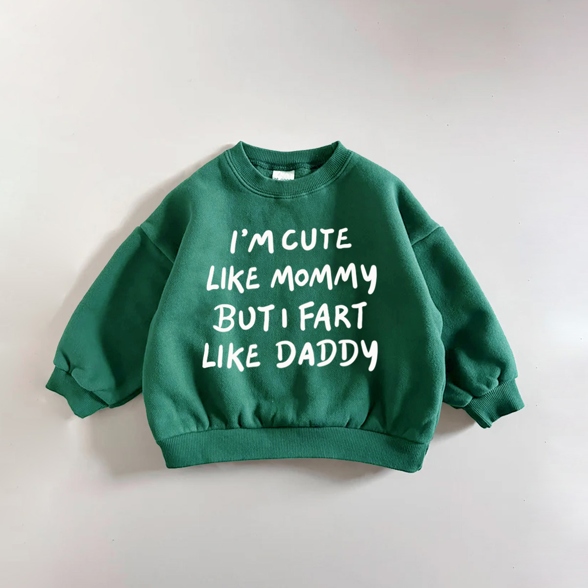 CIAO TUTTI Baby Toddler Tomato Green Sweatshirt