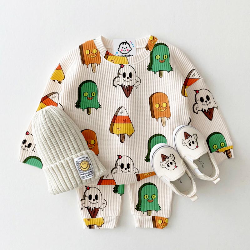 Baby Toddler Halloween Ice Cream 2-Piece Set