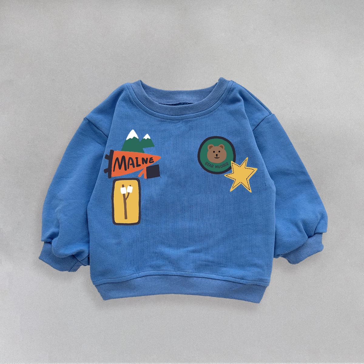  MAINE Baby Toddler Camper Sweatshirt