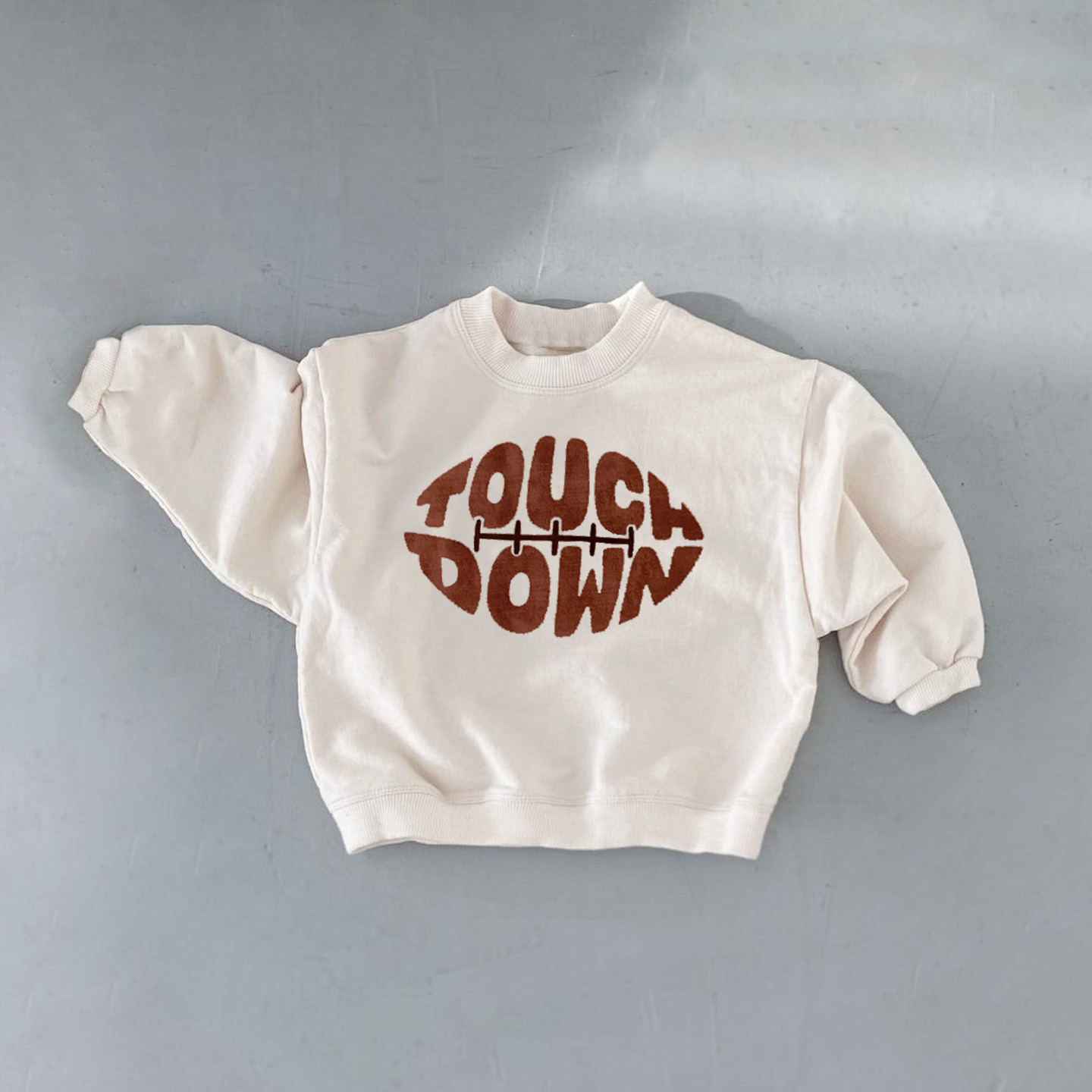 TOUCH DOWN Baby Toddler Football Sweatshirt