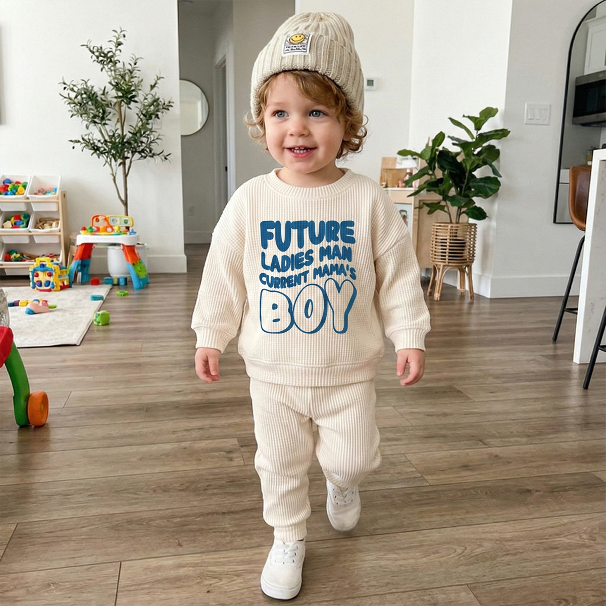 FUTURE LADIES MAN CURRENT MAMA'S BOY Baby Toddler Sets