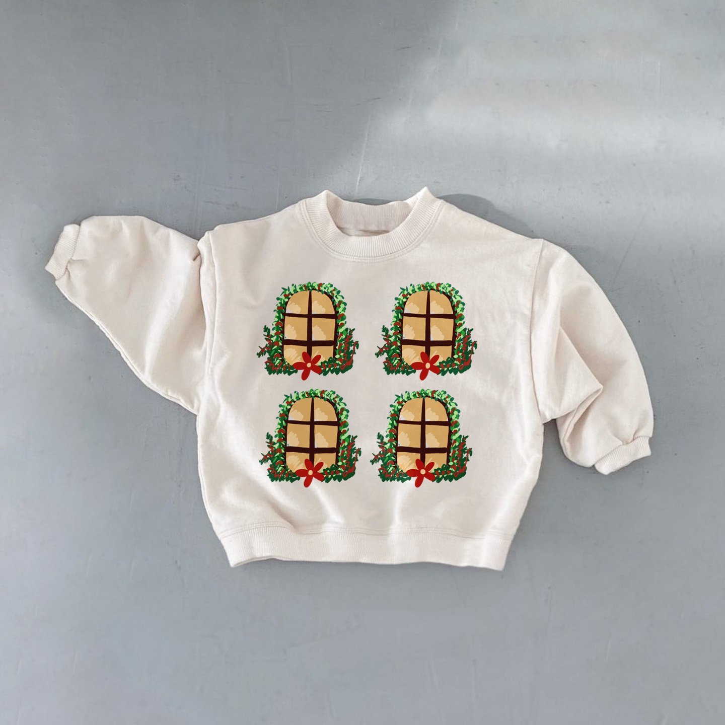 Baby Toddler Christmas Window Sweatshirt