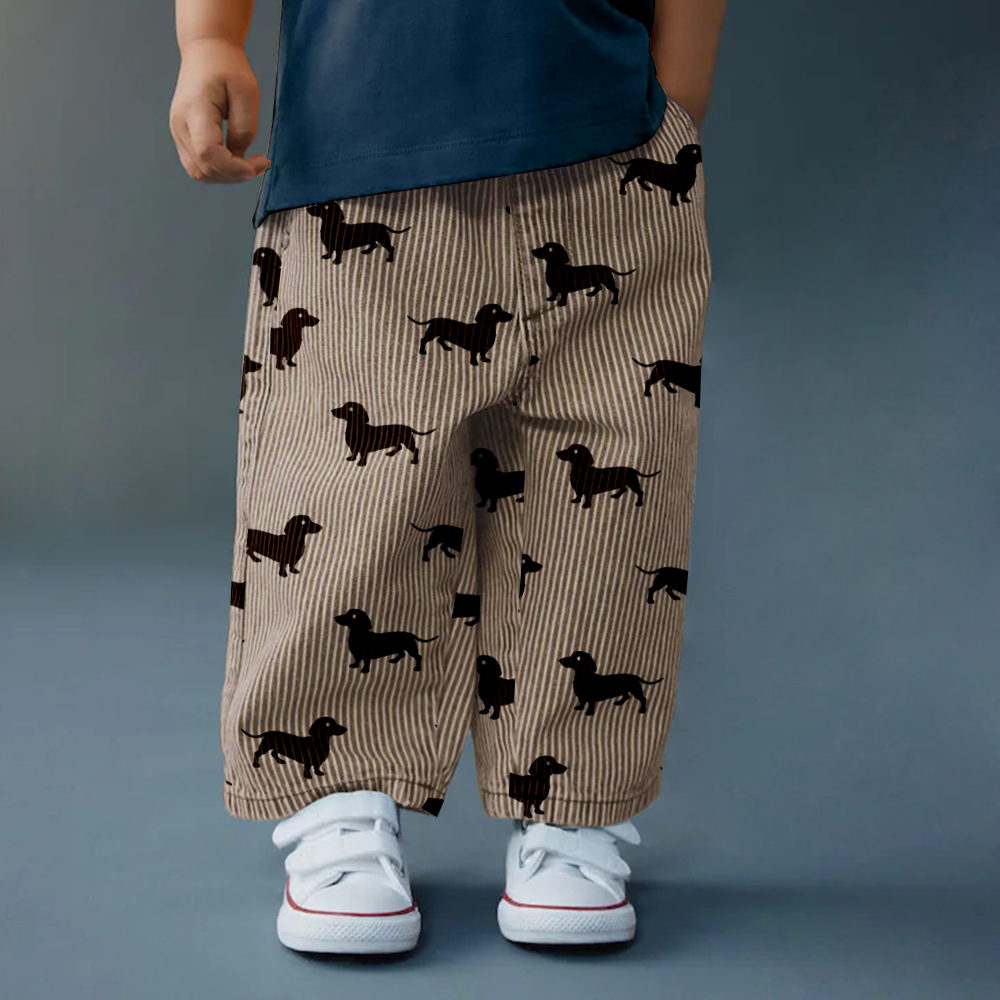 Baby & Kids Dogr Stripe Denim Pants