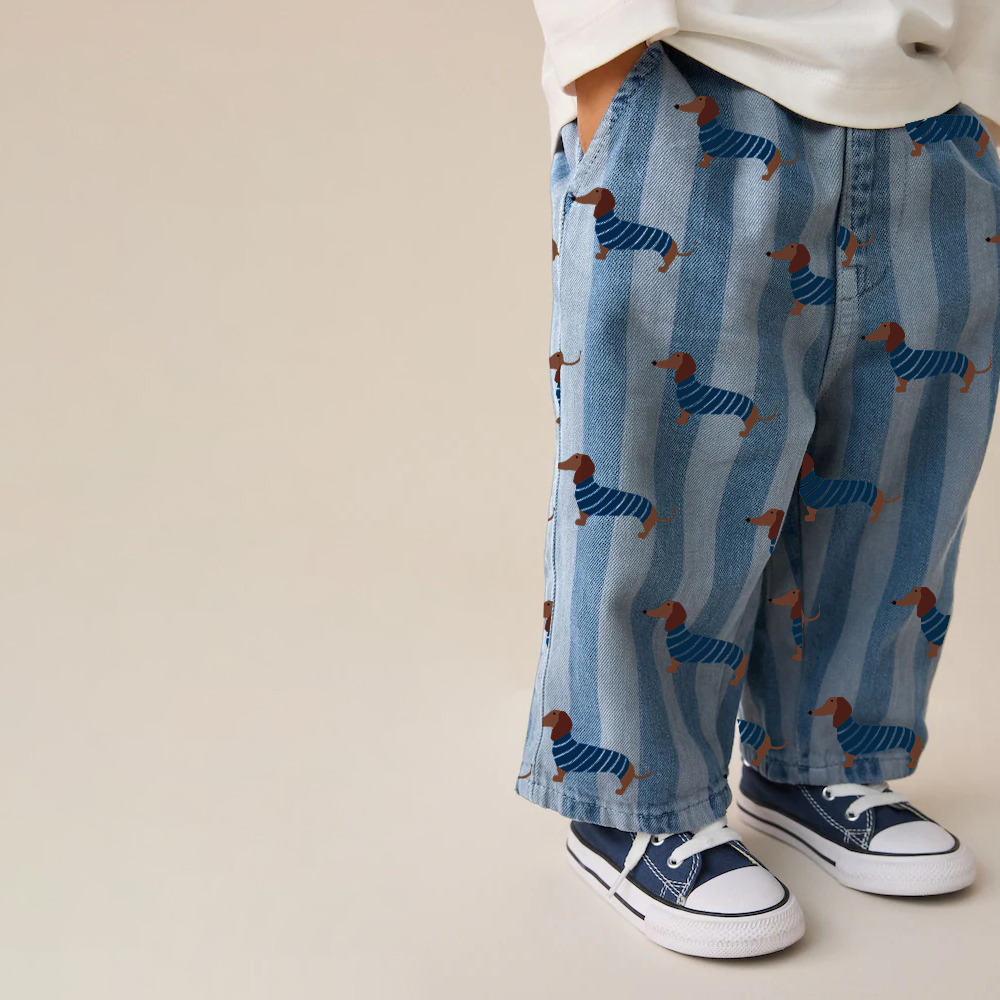 Baby & Kids Dachshund Stripe Pants
