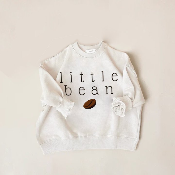 LITTLE BEAN Baby Toddler Coffee Beans Sweatshirt