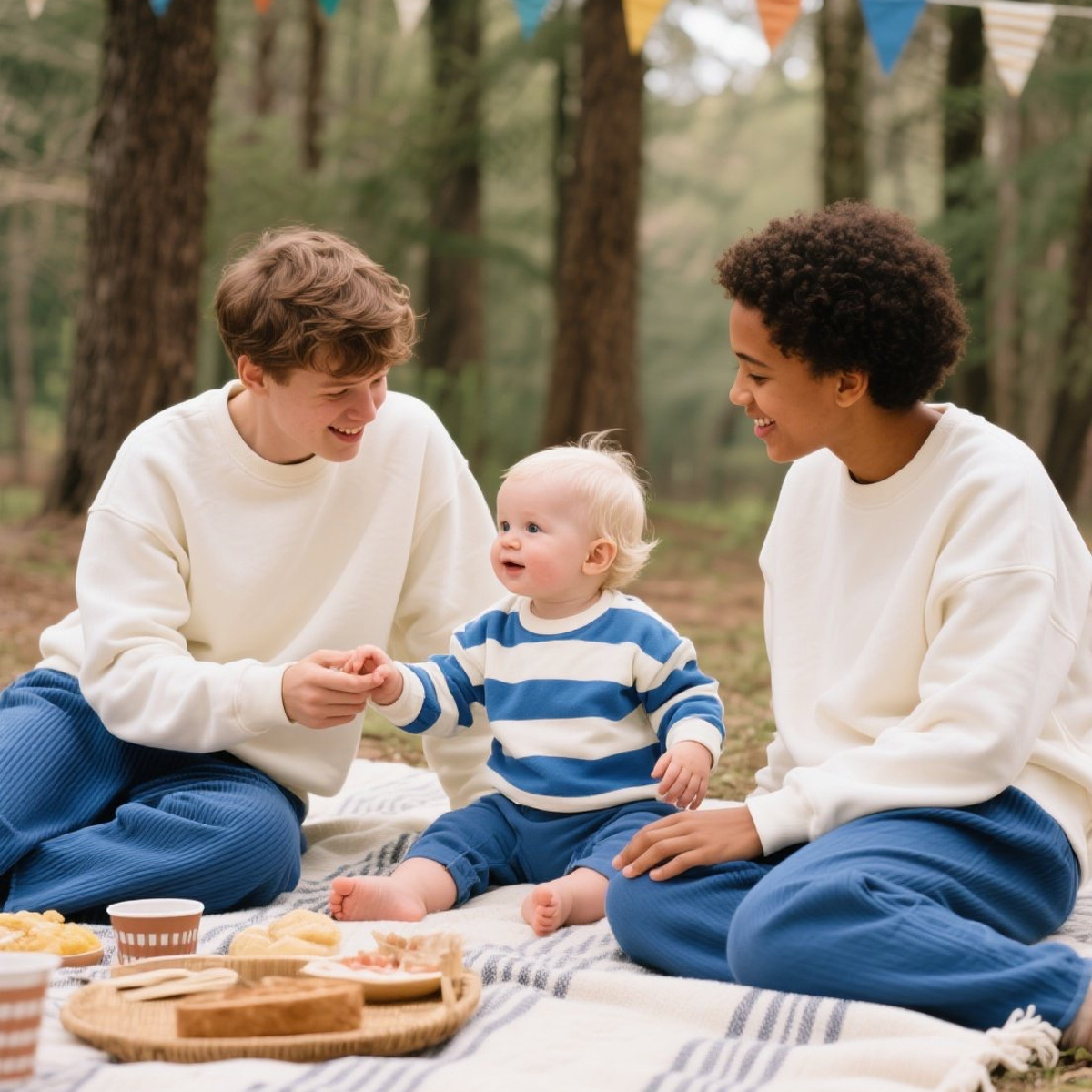 Kid Baby Stripe Sweatshirt