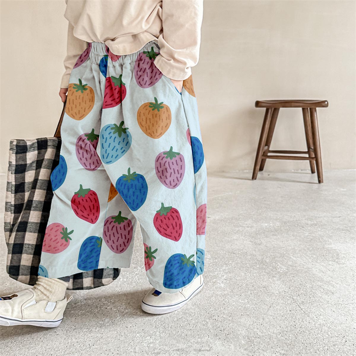 Baby & Kids Strawberry Pattern Pants