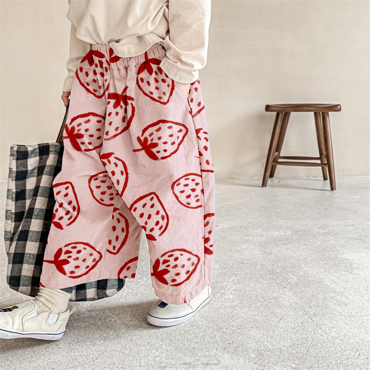 Baby & Kids Strawberry Print Pants