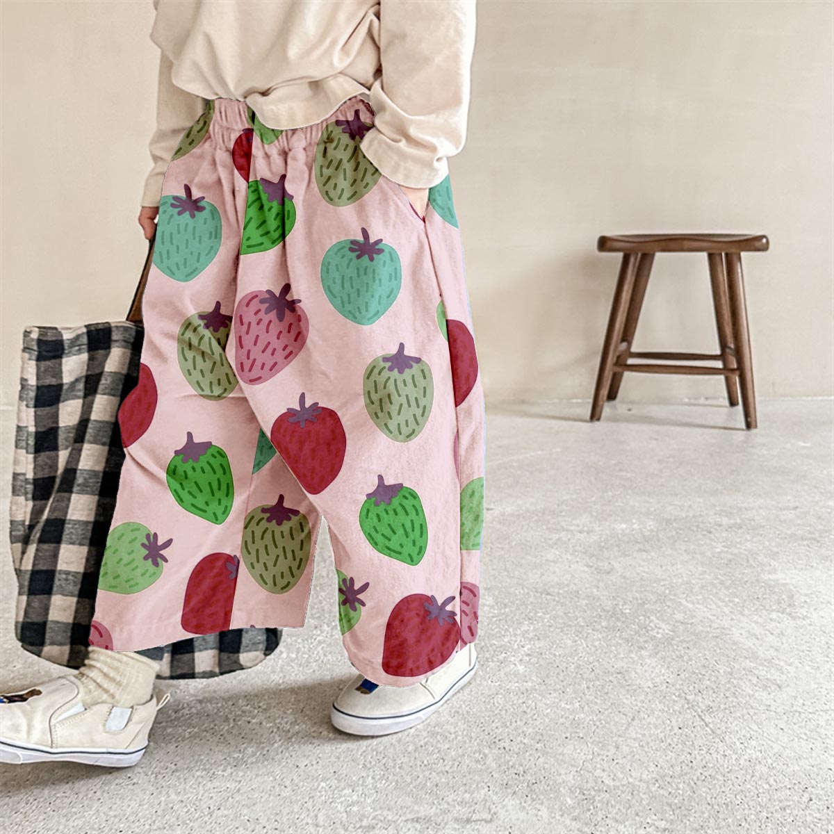 Baby & Kids Strawberry Pattern Pants
