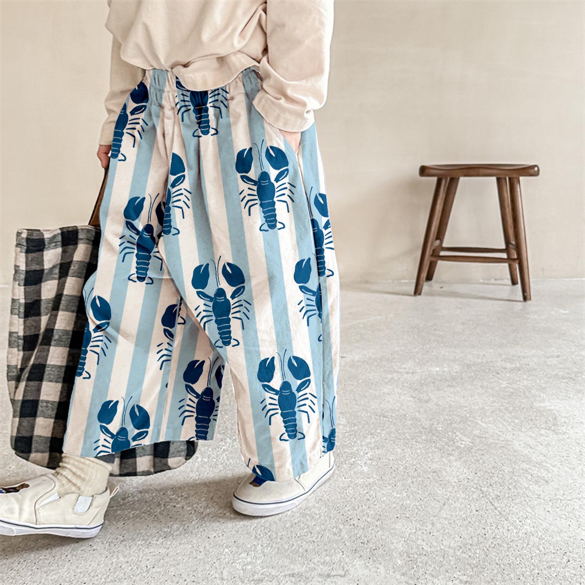 Baby & Kids Lobster Stripe Pattern Pants