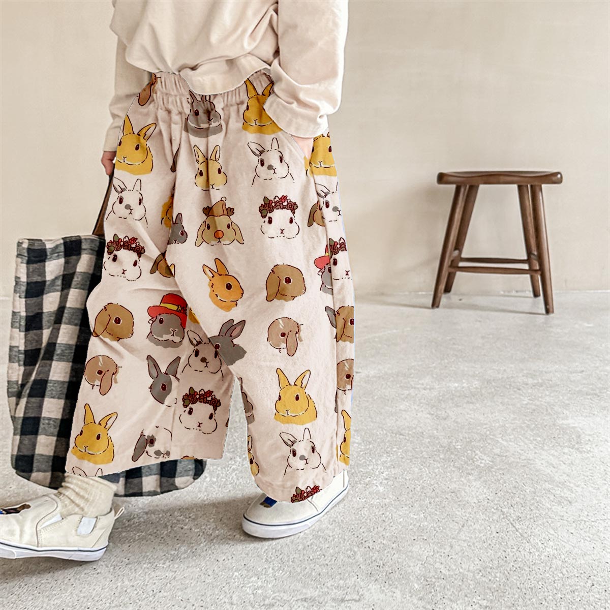 Baby & Kids Rabbits Print Pants