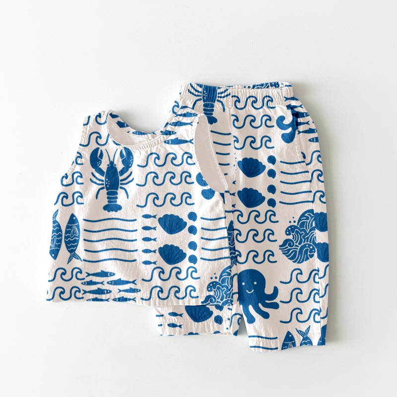 Baby & Kids Lobster Shell Sardines Sea Sets