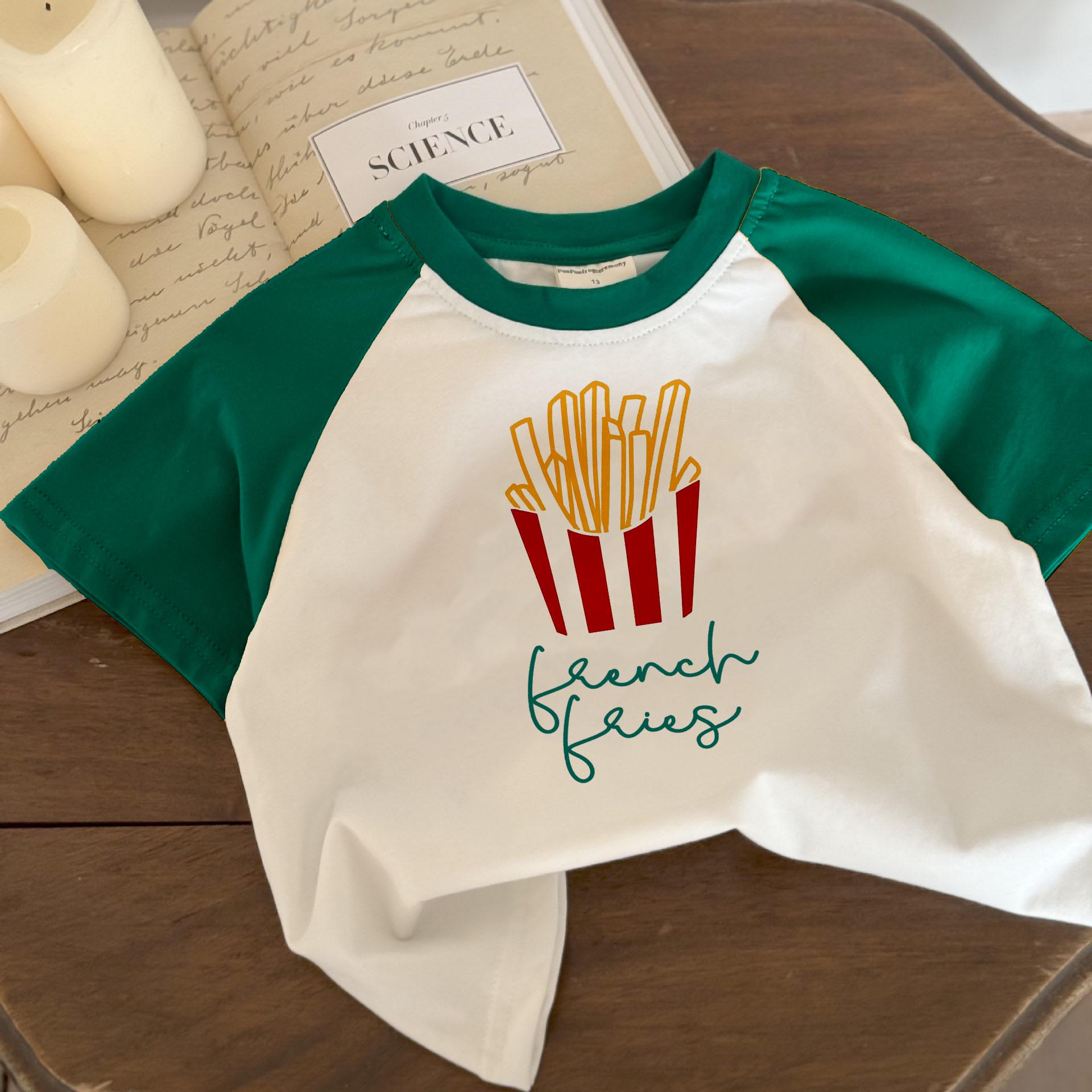 FRENCH FRIES Baby & Kids Contrasting Colors T-Shirt