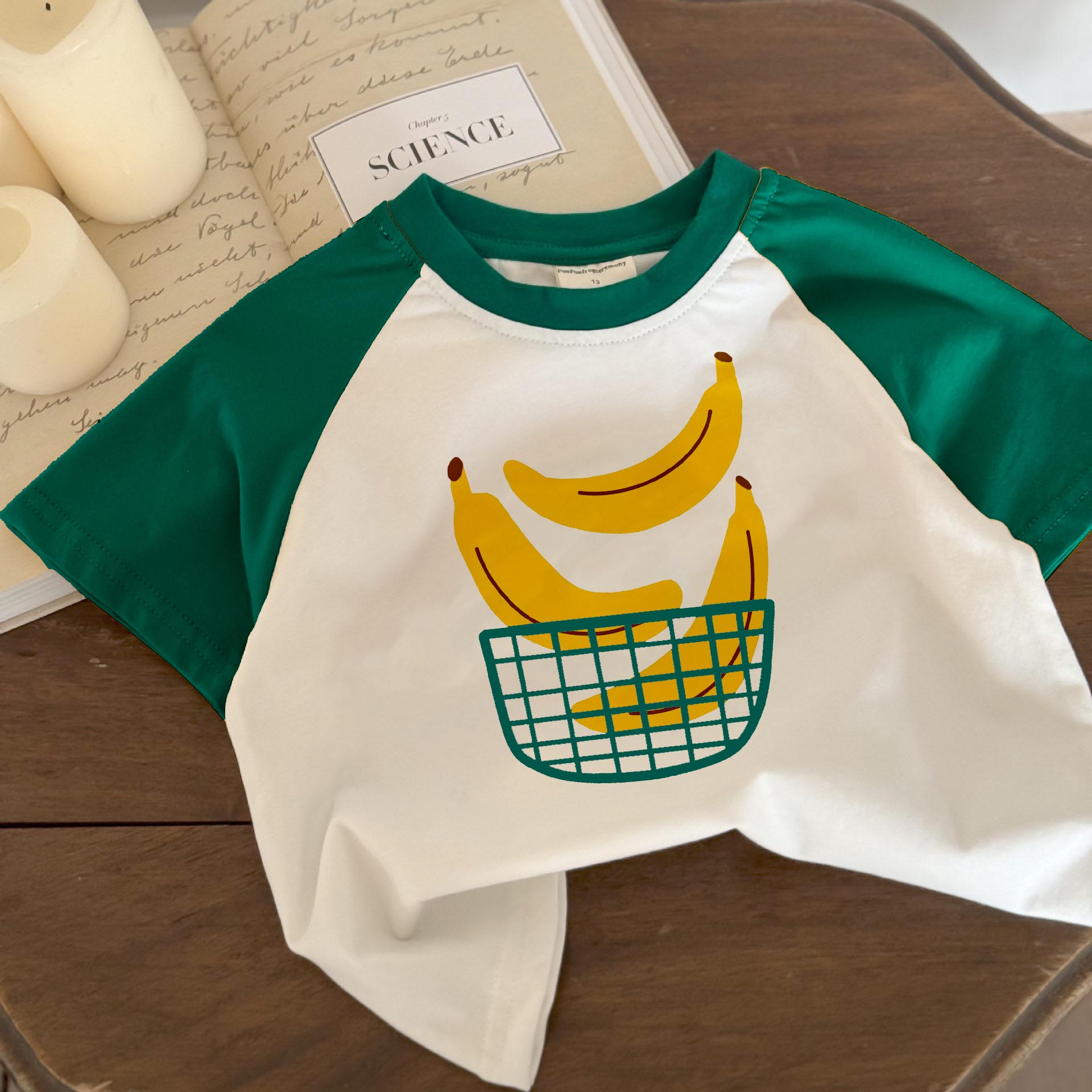 Baby & Kids Banana Contrasting Colors T-Shirt