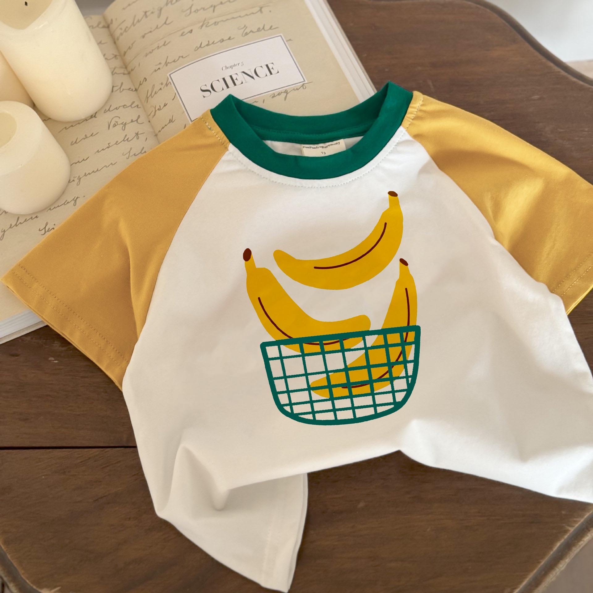 Baby & Kids Banana Contrasting Colors T-Shirt
