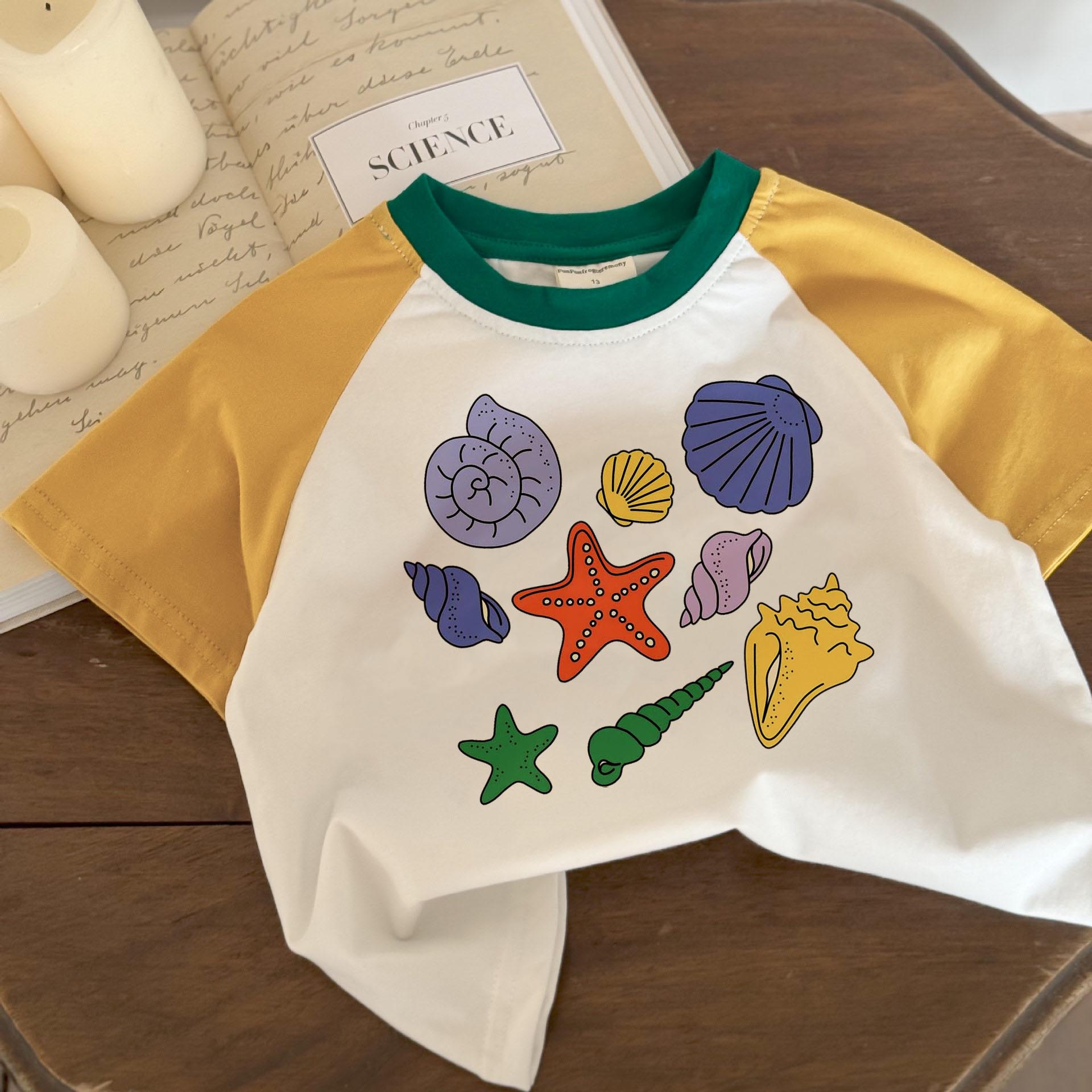 Baby & Kids Shell Contrasting Colors T-Shirt