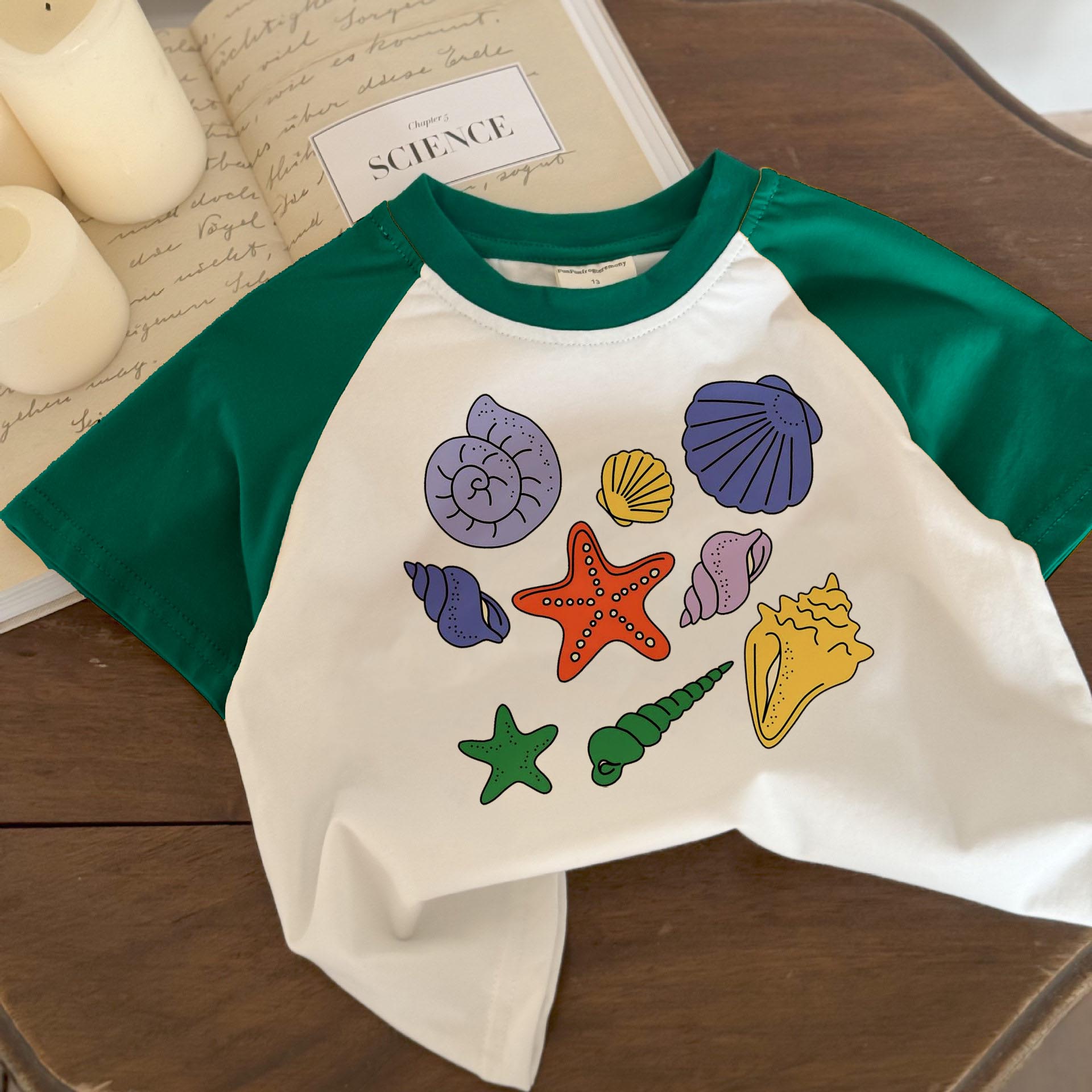 Baby & Kids Shell Contrasting Colors T-Shirt