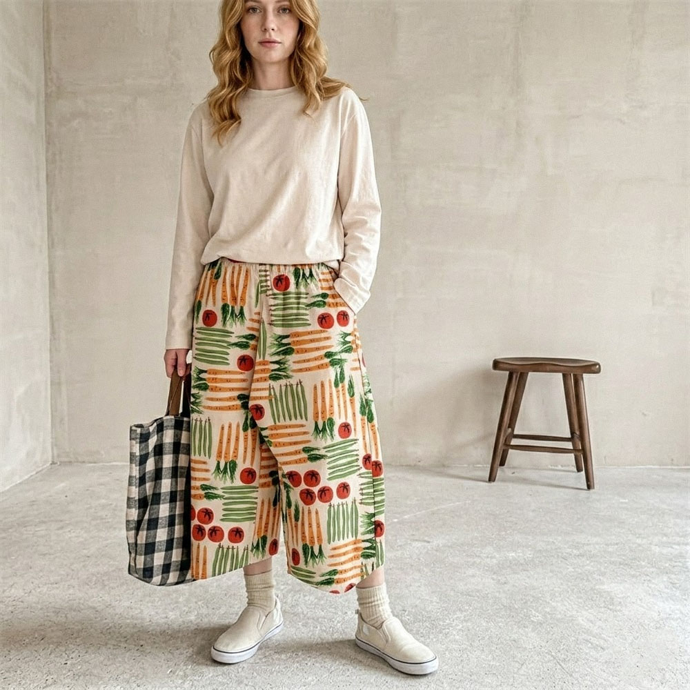 Baby & Kids & Mama Carrots Tomatoes Casual Pants