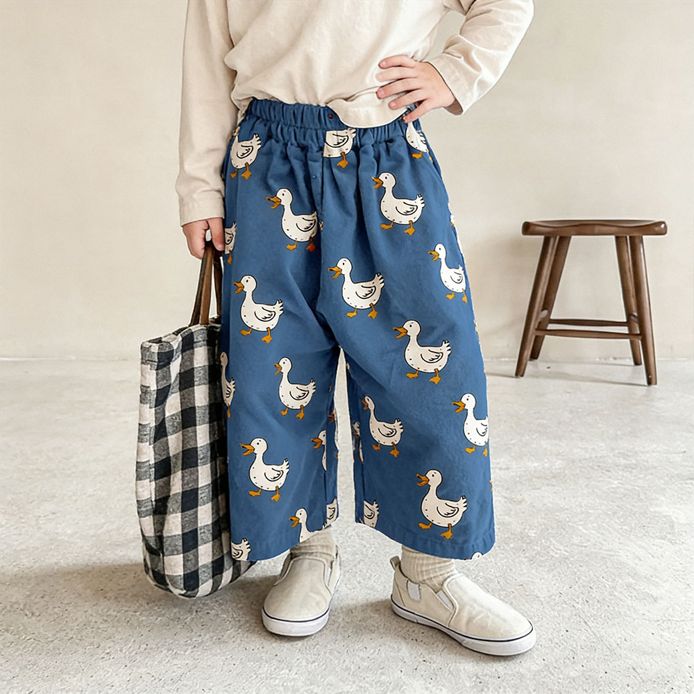 Baby & Kids Goose Pattern Pants