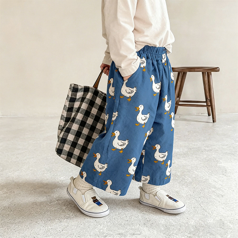 Baby & Kids Goose Pattern Pants