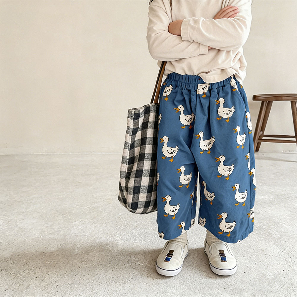 Baby & Kids Goose Pattern Pants
