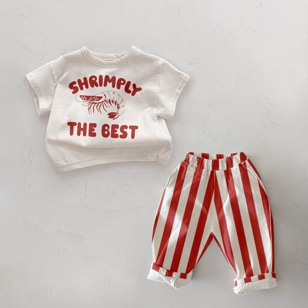 SHRIMPLY THE BEST Baby & Kids 2 Piece Set