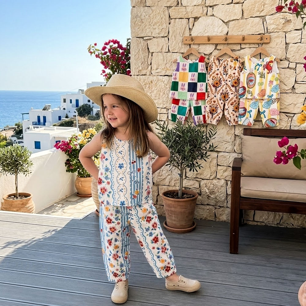 Baby Toddler 2-Piece Garden Flowers Set