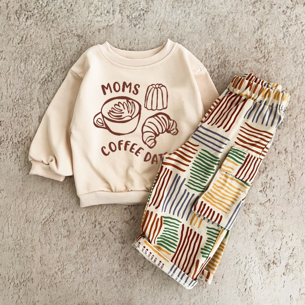 MOMS COFFEE DATE Baby & Kids Food Pocket Pants 2-Piece Set