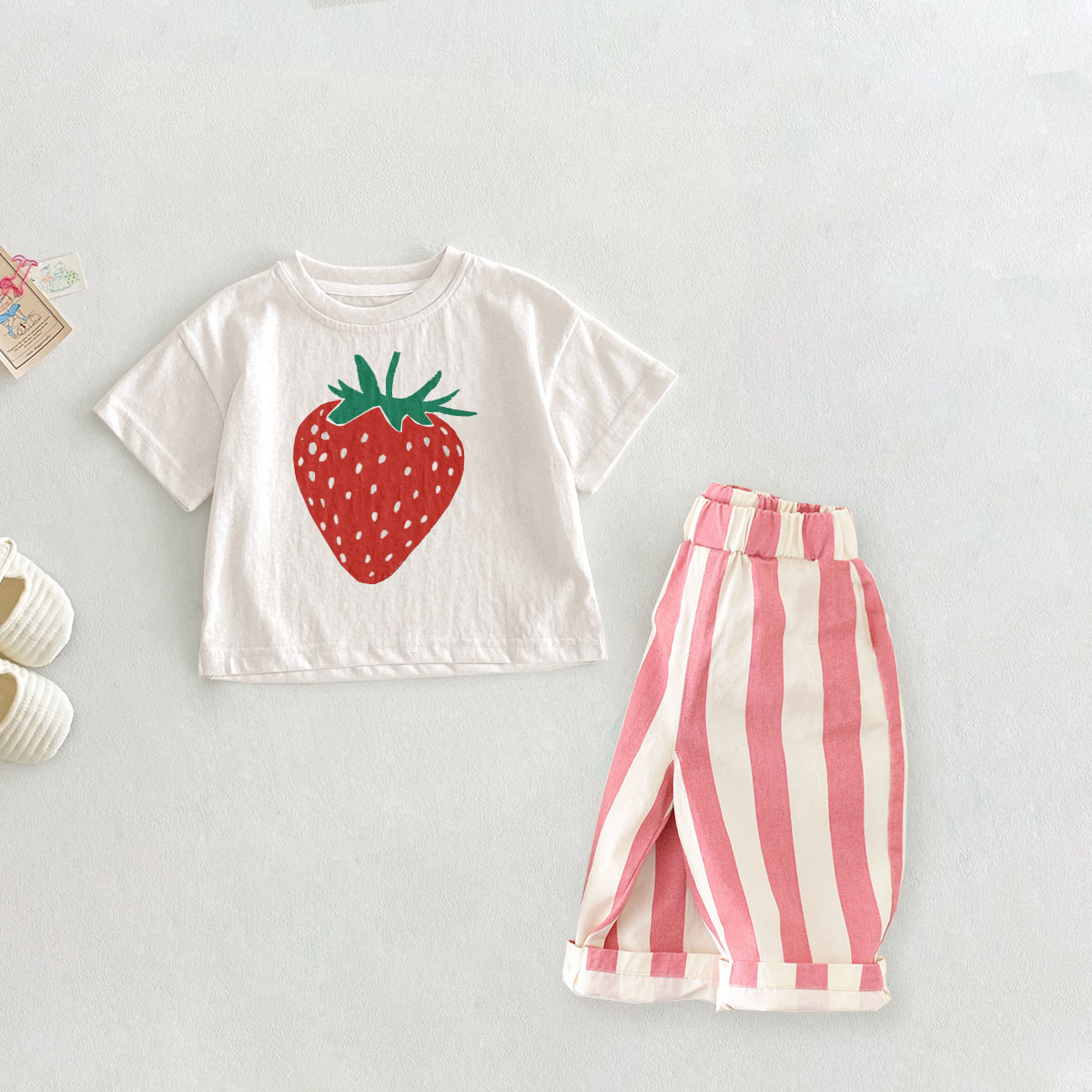 Baby Toddler Strawberry 2-Piece Set