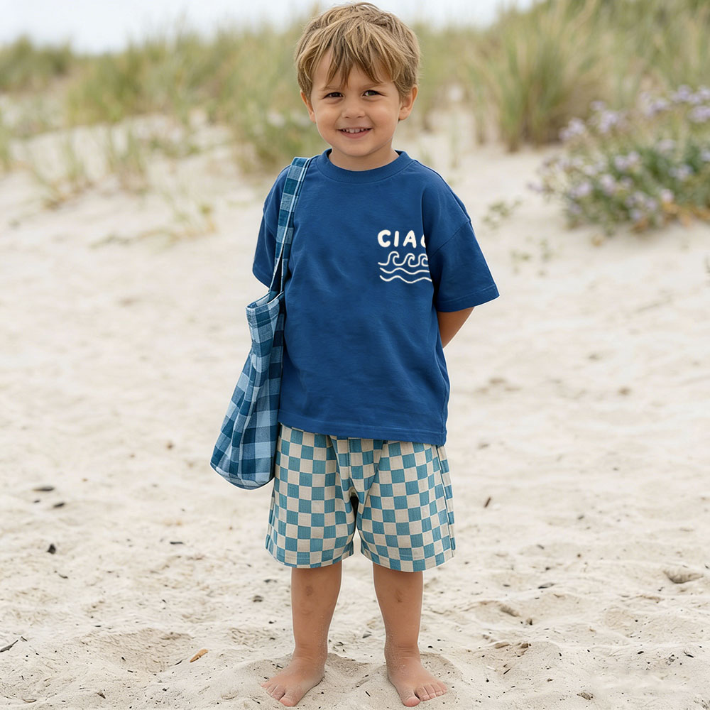 The CIAO TUTTI Baby & Kids Sardines Checkerboard 2 Piece Set