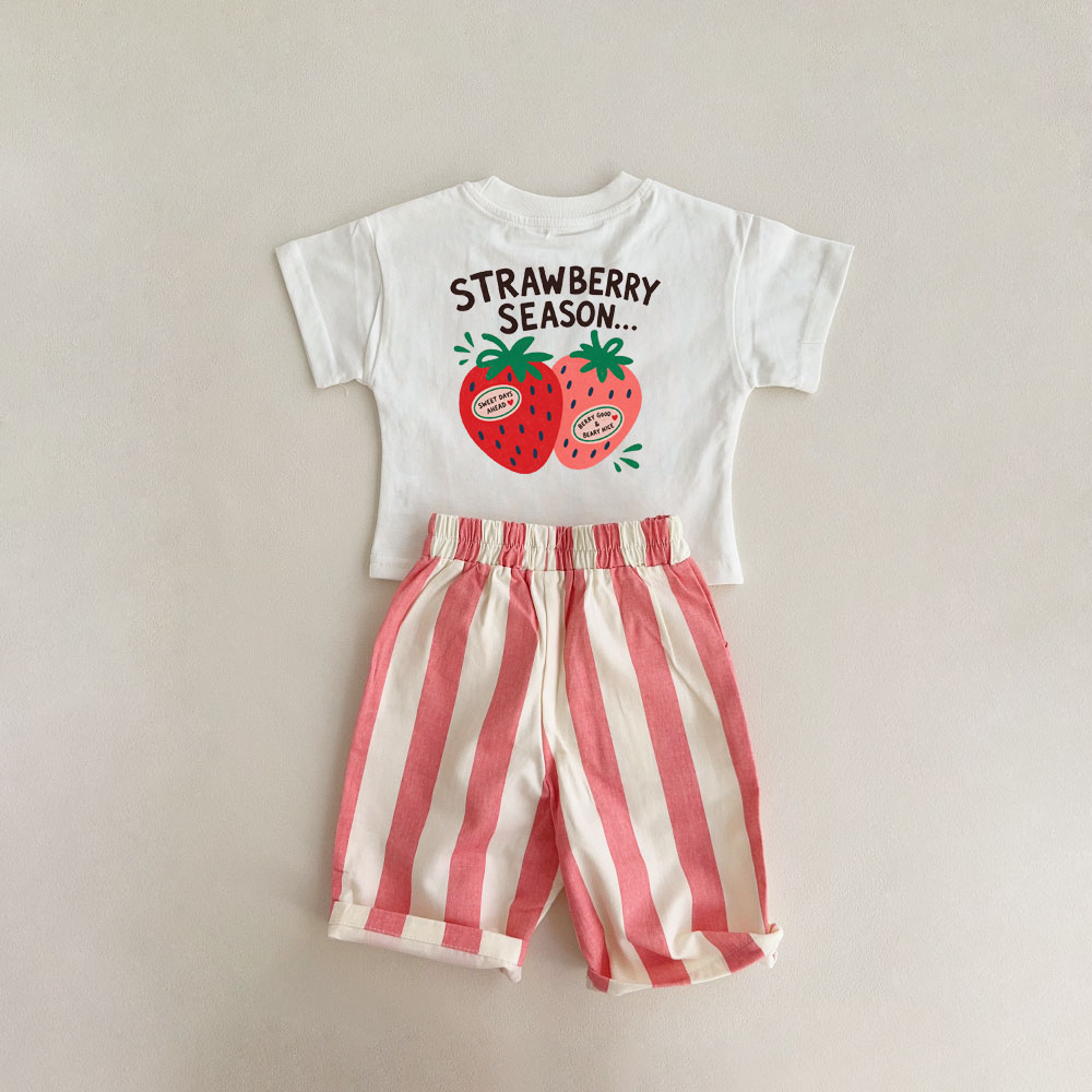 STRAWBERRY SEASON Baby Toddler 2-Piece Set